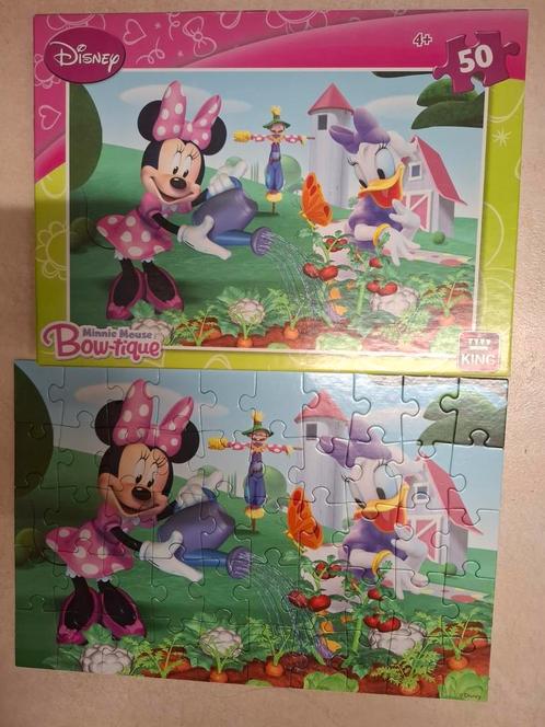 Puzzel Minnie Mouse Bow-tique 50 stuks King Disney, Kinderen en Baby's, Speelgoed | Kinderpuzzels, Zo goed als nieuw, 4 tot 6 jaar