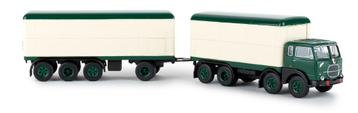 Brekina 58422 Fiat 690 Millepiedi, donkergroen/wit gesloten beschikbaar voor biedingen