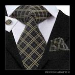 Dennis Gadgets: 100 % zijden stropdas ( 3 delig !! ) DG 3010, Kleding | Heren, Stropdassen, Ophalen of Verzenden, Nieuw, Bruin