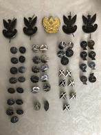 Baret (en bontmuts) emblemen en kraagspiegels Poolse Leger, Verzamelen, Verzenden, Landmacht, Nederland, Embleem of Badge