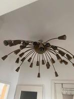 Design spoetnik/sputnik vintage koperen lamp 1.20 cm, Huis en Inrichting, Lampen | Plafondlampen, Ophalen, Gebruikt, Vintage