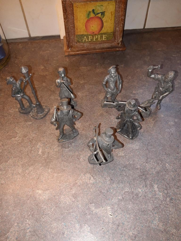 tinnen arbeidertjes, Ophalen of Verzenden