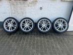 Porsche Cayenne Velgen GTS 21 inch met winterbanden, Auto-onderdelen, Banden en Velgen, Ophalen, Gebruikt, Terreinwagen, Velg(en)