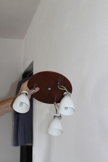 1x Plafonaire met 3 lichtpunten, zie foto's beschikbaar voor biedingen