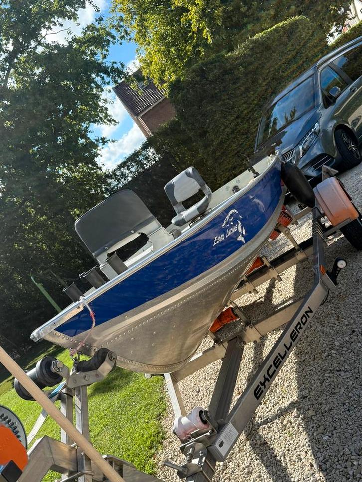 Een mooi alluminium vissersboot, Watersport en Boten, Hengelsport | Roofvissen, Overige typen, Ophalen