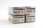 02 Fleischmann 4 stuks donderbussen 8051-52-55, Hobby en Vrije tijd, Modeltreinen | N-Spoor, Fleischmann, Ophalen of Verzenden