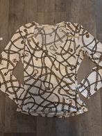 Michael Kors Top Kettingprint Maat M, Maat 38/40 (M), Michael Kors, Wit, Ophalen of Verzenden