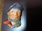 Vintage wandhoofd,  wandmasker uniek handwerk,karakterkop, Ophalen of Verzenden, Huis en Inrichting