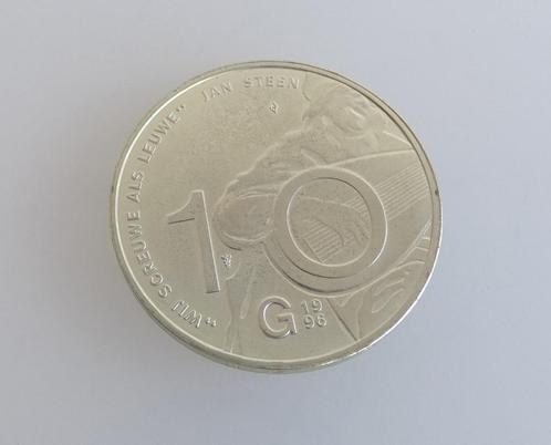 Zilver tientje munt 10 Gulden 1996 Beatrix - Jan Steen, Postzegels en Munten, Munten | Nederland, Losse munt, 10 gulden, Koningin Beatrix