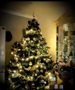 Grote vlamvertragende kunst Kerstboom 2 x gebruikt, Ophalen of Verzenden, Zo goed als nieuw