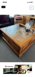 Salon tafel 1000 lengte 1000 breedte 500 mm hoog, Ophalen, 100 tot 150 cm, 50 tot 100 cm, Zo goed als nieuw