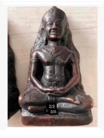 Set van 2 Boeddha beelden staand, pr.p. 2 stuks, 11 cm beschikbaar voor biedingen