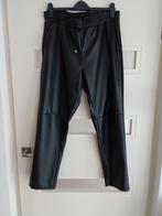 NIEUWEFAUX LEREN BROEK MAAT 46, Ophalen of Verzenden, Zo goed als nieuw, Zwart, Broek of Spijkerbroek