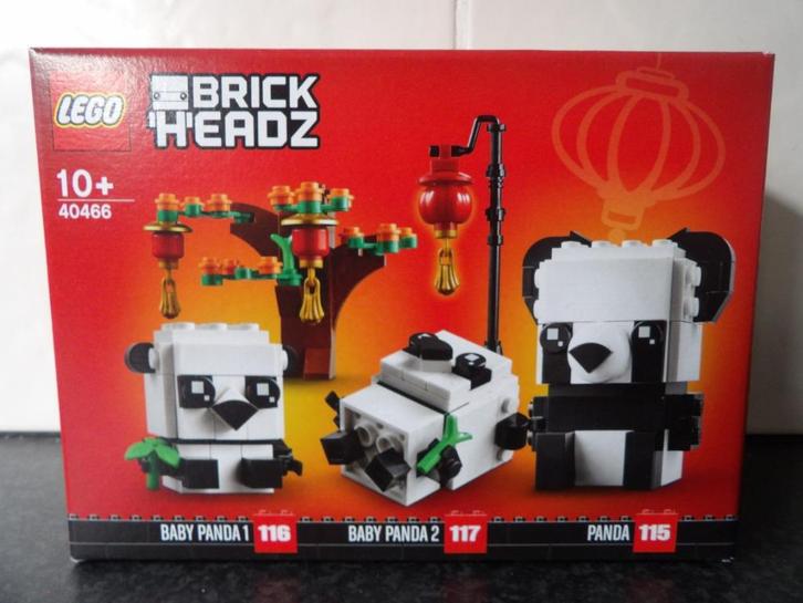 Nieuw Lego Brickheadz 40466 Panda's voor Chinees nieuwjaar, Kinderen en Baby's, Speelgoed | Duplo en Lego, Nieuw, Lego, Complete set