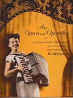 Opern und Operetten Chromatische Akkordeon deel 1 - 2 ( 4476, Muziek en Instrumenten, Bladmuziek, Accordeon, Les of Cursus, Gebruikt