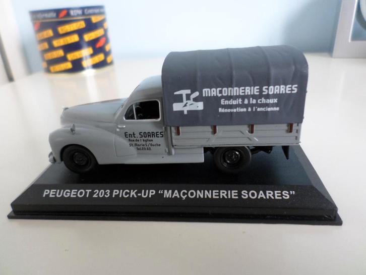 PEUGEOT 203 PICK-UP van 1954, Hobby en Vrije tijd, Modelauto's | 1:43, Nieuw, Auto, Overige merken, Ophalen of Verzenden