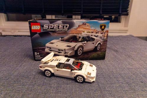 Lego Speed Champions Lamborghini Countach (76908), Kinderen en Baby's, Speelgoed | Duplo en Lego, Zo goed als nieuw, Lego, Complete set