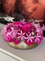 Zijden kerst biedermeier Nieuw, Huis en Inrichting, Woonaccessoires | Kunstplanten en Kunstbloemen, Binnen, Triesflowerartist@outlook.com