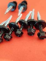 50 -200 zwarte dakpanplaat-houtschroeven 35 mm lang afdak, 50 tot 100 mm, N, N, Schroeven