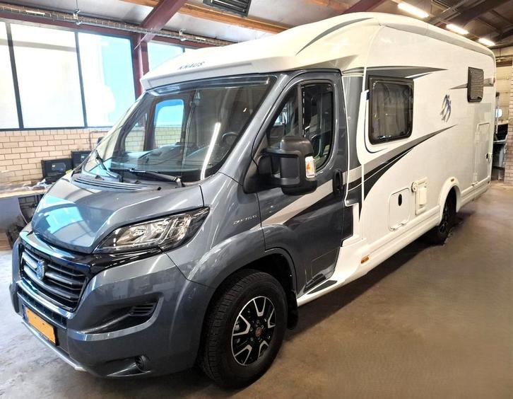 Complete en goed onderhouden Knaus Van TI 650 MEG van 2016., Caravans en Kamperen, Campers, Bedrijf, tot en met 4, Half-integraal