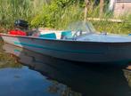 Prachtige vintage aluminium James Bond boot. 6pk Mercury, Watersport en Boten, Vis- en Consoleboten, Ophalen, Tot 10 pk, Aluminium