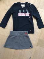 ZGAN Leuke set LeChic shirt en Quapi rokje mt 92, Kinderen en Baby's, Kinderkleding | Maat 92, Meisje, Le chic, Ophalen of Verzenden