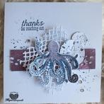 kaart Stampin' Up! Thanks for reaching out (octopus), Ophalen of Verzenden, Nieuw, Overige thema's