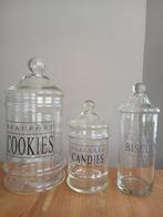 Mooie glazen potten set beaufort, Glas of Glazen, Ophalen of Verzenden, Overige stijlen, Glas