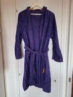 Paarse Badjas Dames Badstof met Capuchon, Kleding | Dames, Huispakken, Ophalen of Verzenden, Zo goed als nieuw, Maat 38/40 (M)