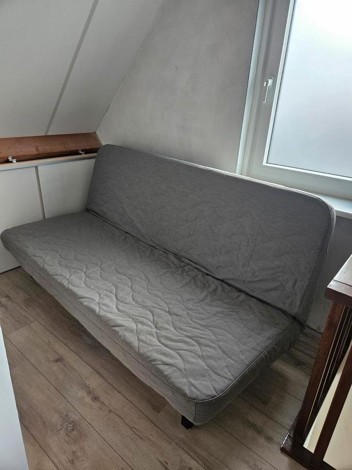 Ikea Slaapbank " Nyhamn ", Huis en Inrichting, Slaapkamer | Slaapbanken, Zo goed als nieuw, 140 cm, 200 cm, Tweepersoons, Ophalen