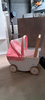 Houten poppenwagen, Ophalen of Verzenden, Zo goed als nieuw, Babypop