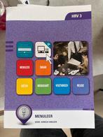 MBO Menuleer Boek HRV3- Nieuw!, Ophalen of Verzenden, Beta, Nieuw, MBO