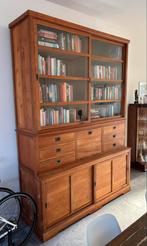 Houten buffetkast met schuifdeuren, Ophalen, 200 cm of meer, 150 tot 200 cm, Teakhout