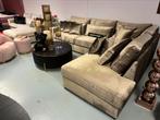 Luxe Velvet Croco Hoekbank Pocket 310x250cm NIEUW - Goud, Huis en Inrichting, Banken | Bankstellen, Info@oosterbaanwonen.nl, Hoekbank