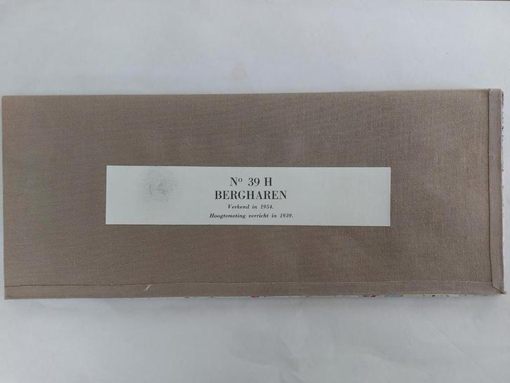 39H stafkaart 1957 Bergharen Woezik Ewijk Druten Dodewaard, Boeken, Atlassen en Landkaarten, Zo goed als nieuw, Landkaart, Nederland