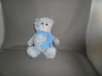 l dake en zn. blauwe beer harig grijs velours snuitje en, Kinderen en Baby's, Speelgoed | Knuffels en Pluche, Ophalen of Verzenden