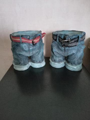 2 enige bloempotjes Levi's stijl  beschikbaar voor biedingen