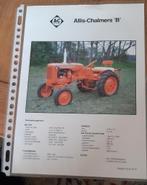 ALLIS - CHALMERS  TRACTOR    FOLDER A4., Ophalen of Verzenden, Nieuw