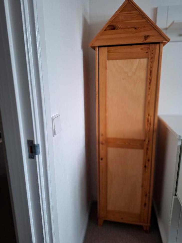 Leuke kinderkamerkast met roede en planken, Huis en Inrichting, Kasten | Kledingkasten, Gebruikt, 100 tot 150 cm, 50 tot 100 cm