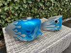 Harley Davidson tank & horseshoe olietank, custom paint, Ophalen of Verzenden