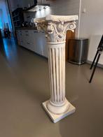 Decoratieve klassieke Griekse zuil – wit – fraaie afwerking, Huis en Inrichting, Ophalen, Gebruikt