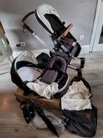 Joolz day earth monkey maroon kinderwagen, compleet set, Kinderen en Baby's, Kinderwagens en Combinaties, Gebruikt, Verstelbare duwstang