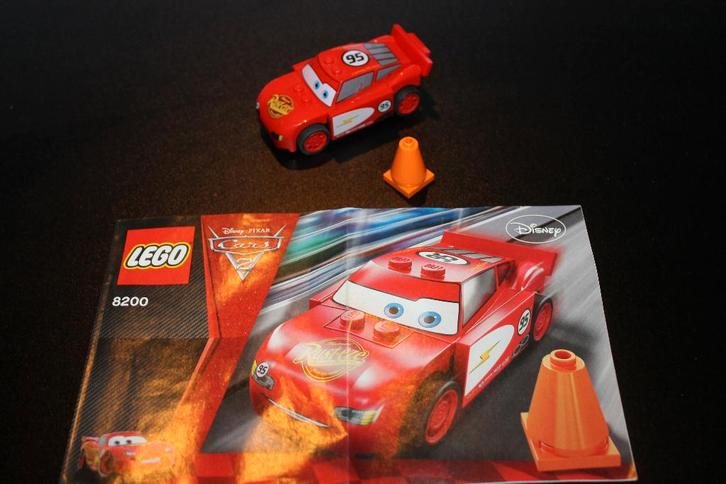 lego cars lightning mc queen 8200, Kinderen en Baby's, Speelgoed | Duplo en Lego, Zo goed als nieuw, Lego, Complete set, Ophalen of Verzenden