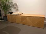 Eiken TV Meubel 180cm, Huis en Inrichting, Ophalen, 150 tot 200 cm, Eikenhout, Zo goed als nieuw