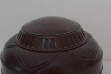 ART DECO OPBERGPOT Draaideksel BAKALIET UNIEK ca.1925 D59 beschikbaar voor biedingen