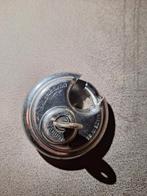 Abus Diskus 26/80 Hangslot, Ophalen of Verzenden, Zo goed als nieuw, Rvs, Slot