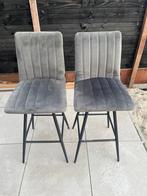 2 barstoelen (draaibaar) - Eric Kuster stijl, Huis en Inrichting, Fauteuils, Ophalen, Minder dan 50 cm, Minder dan 75 cm, Zo goed als nieuw