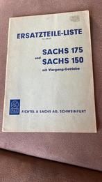 Sachs 150 en 175 cc onderdelenlijst, Ophalen of Verzenden, Overige merken