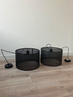 Zwarte hanglampen te koop, Ophalen, Zo goed als nieuw, Rond, 25 tot 50 cm