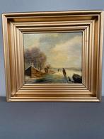 Schilderij op hout, Antiek en Kunst, Ophalen of Verzenden